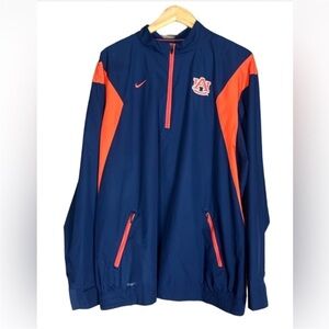 Auburn Tigers Nike Storm-fit windbreaker jacket Size XL Blue and orange
